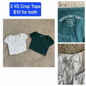 Aeropostale Seriously Soft Baby Tee XS Crop Tops